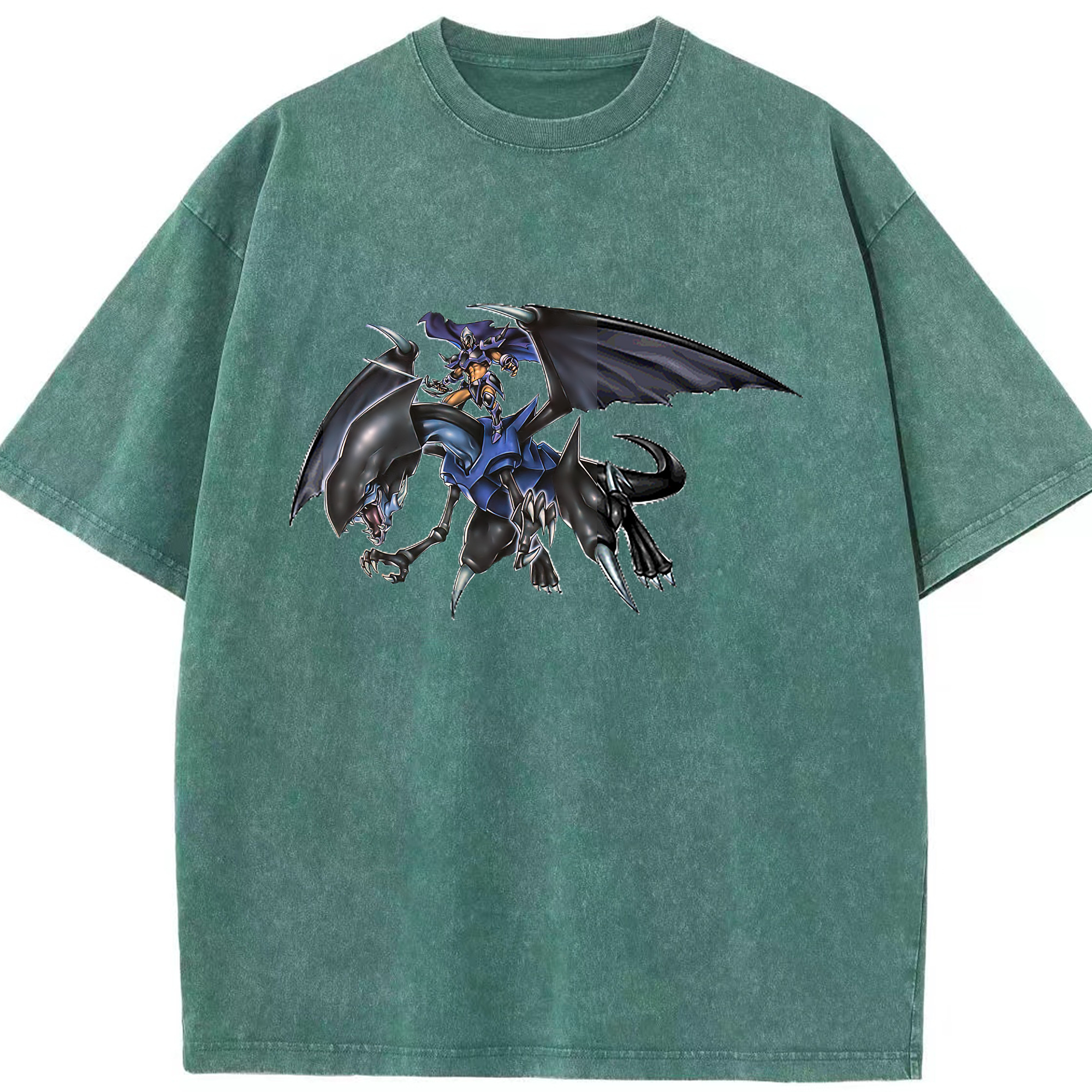 （画像用） 遊☆戯☆王 Yu-Gi-Oh! 綿100% ヴィンテージ風 半袖Tシャツ（フロントプリント）